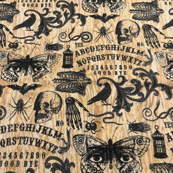 Unique OUUJIA BOARD Handmade Cotton Pillowcase fits a STANDARD or QUEEN PILLOW - Picture 3 of 4